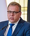 Portrait de Lauri Hussar, Président du Parlement d'Estonie.