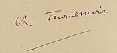 signature de Charles Tournemire