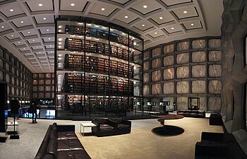 Rare-book library on display