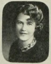 Black and white photograph of Caroline Brady