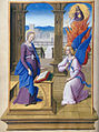 Verkündigung des Herrn. Darstellung im Stundenbuch Heinrichs VIII., ca. 1500