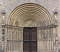 Portal de la Catedral de Bamberg, con las alegorías teológicas eclesiásticas medievales de Ecclesia y Synagoga.