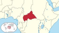 Lokasi Central African Empire
