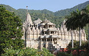 Ranakpur Jain temple was built in the 15th century with the support of the Rajput state of Mewar.