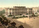 Museibyggnaden vid Augustusplatz omkring 1890.
