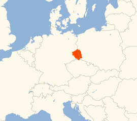 Location of Lusatia