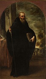 Benito de Nursia. Fundador de la orden de los benedictinos y patrón de Europa