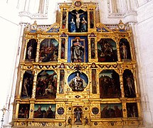Retablo del Hospital de Santa Cruz (Toledo), hoy en San Juan de los Reyes, de Felipe Bigarny y Francisco de Comontes (1541-1552).[154]​