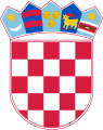 Coat of arms of Croatia (Pantone version)