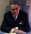 O presidente Leonid Brejnev, torcedor do Spartak.