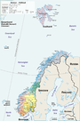 Subdivisions de la Norvège.