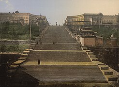 L’escalier d’Odessa, entre 1890 et 1900.