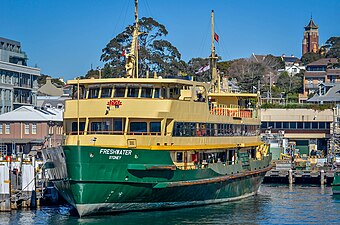 The Manly Ferry 'MV Freshwater'