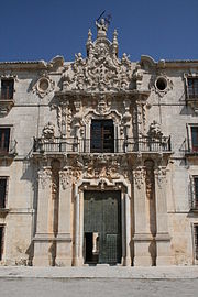 Fachada del Monasterio de Uclés, de Pedro de Ribera (1735).