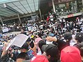၂၀၂၁ ခုနှစ်လှည်းတန်းစင်တာ၌ ဆန္ဒပြနေကြခြင်း