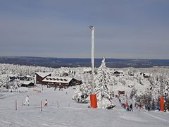 The ski resort Hofvjället.