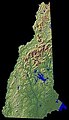 Image 6Shaded relief map of New Hampshire (from New Hampshire)