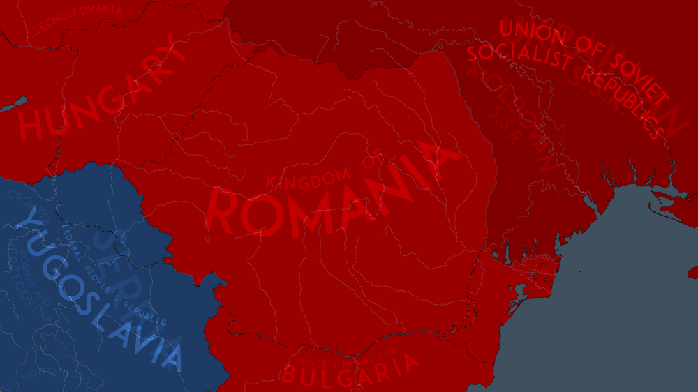 RSS Moldovenească după reorganizarea teritorială în urma celui de Al Doilea Razboi Mondial.