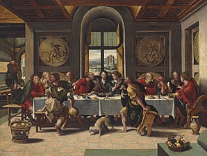 Das Letzte Abendmahl gant Pieter Coecke van Aelst (1502–1550)