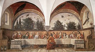 Cenacolo di Ognissanti, Ghirlandaio, 1480.