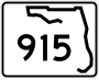 State Road 915 marker
