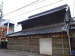 Old building in the "Kura-zukuri" style on Oyama Kaido street