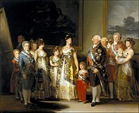 Francisco de Goyaren Karlos IV.aren familia (1800), Pradoko museoa (Madril).