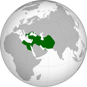 Extensão do primeiro império persa, o Império Aquemênida, sob o reinado de Dario I