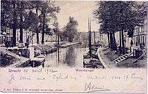 Utrecht, de Weerdsingel in 1902.