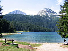 Le lac Noir dans le massif du Durmitor, au nord du pays.