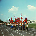 Paradă în Bălți (anii '80).
