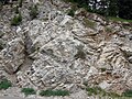 Місысыпскі мармур у Вялікім Катанўудзкім каньёне, Юта, ЗША