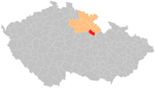 Správní obvod obce s rozšířenou působností Kostelec nad Orlicí na mapě