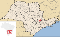 Location of Campinas
