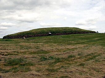 A Neolithic long barrow: Stoney Littleton Long Barrow in Somerset, U.K.