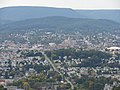 Altoona, Pennsylvania, viewed from atop Brush Mountain.