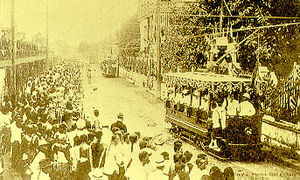 Tram in Bangkok, 1905