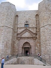 Entrance of the Castel del Monte, Apulia, Italy, 1240s