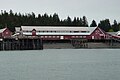 The Hoonah Packing Company facility, now converted into a museum, restaurant, and shops