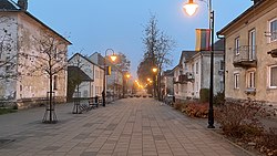 Church Street in Lentvaris