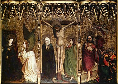 El llamado "altar Tucher", del llamado Maestro del altar Tucher[82]​ (Núremberg, ca. 1440-1450).