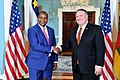 Image 25Central African Republic President Faustin-Archange Touadéra with U.S. Secretary of State Mike Pompeo, 11 April 2019 (from Central African Republic)