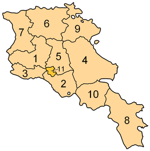 Províncies d'Armènia