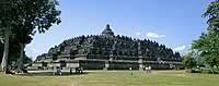 Arte indonesio: templo de Borobudur (Indonesia).