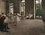 Ballet Rehearsal, 1873, Fogg Art Museum, Cambridge, Massachusetts