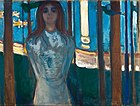 A voz / Noite de verão. 1896. 90 × 119 cm. Munch Museum, Oslo