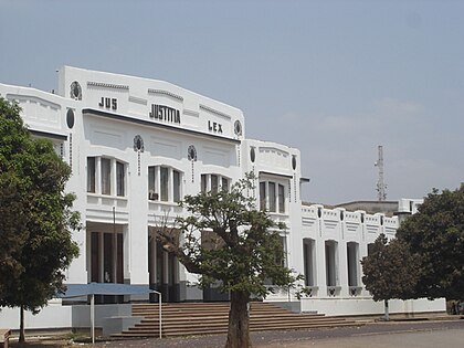 Palácio da Justiça, em Lubumbashi, República Democrática do Congo