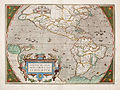 Mapa Ameryk (1587)