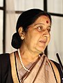 Sushma Swaraj[13] Minister of External Affairs of India