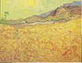 『麦刈る男』1889年9月、サン＝レミ。油彩、キャンバス、73.2 × 92.7 cm。ゴッホ美術館[235]F 618, JH 1773。
